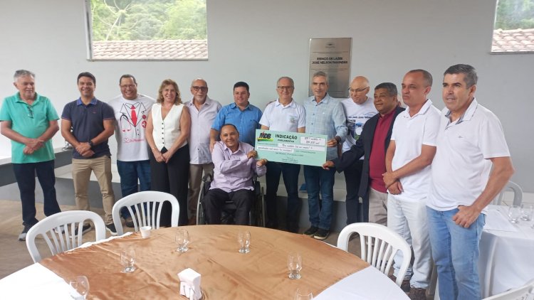 Hercílio Diniz repassa R$1 milhão para o Hospital e R$3 milhões ao município