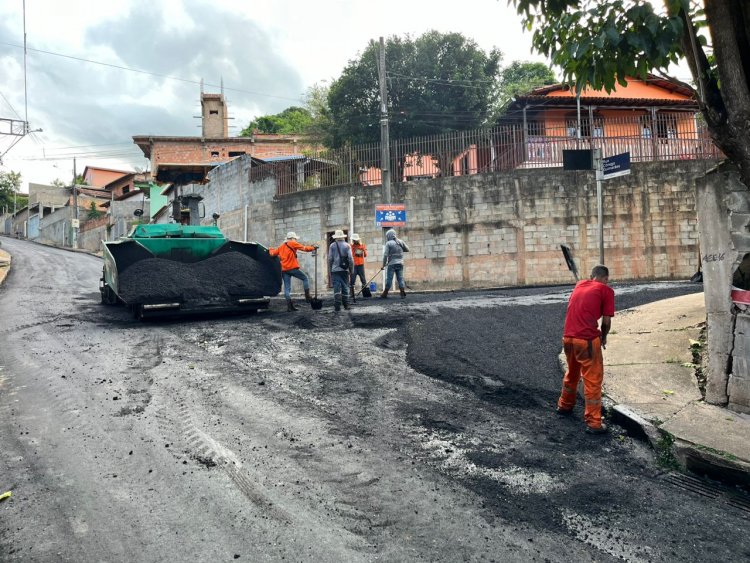 Ruas do Patrimônio recebem recapeamento em São Gonçalo