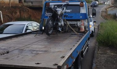 PM recupera moto furtada em Monlevade