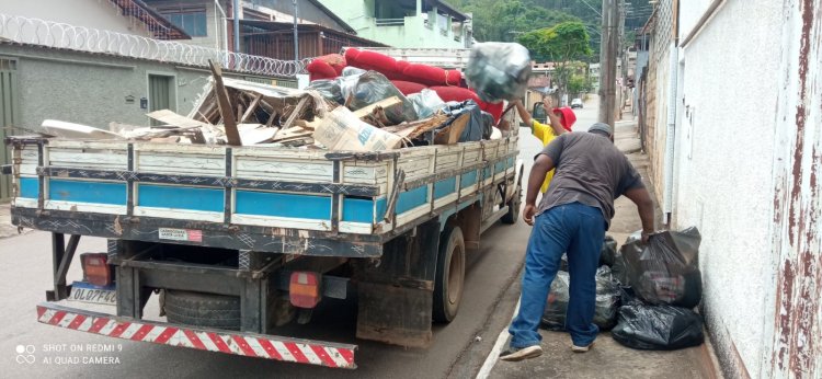 Prefeitura de João Monlevade realiza mutirão de limpeza em ruas do Sion neste sábado