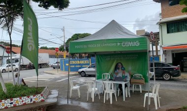 Cemig disponibiliza posto de troca de lâmpadas em João Monlevade