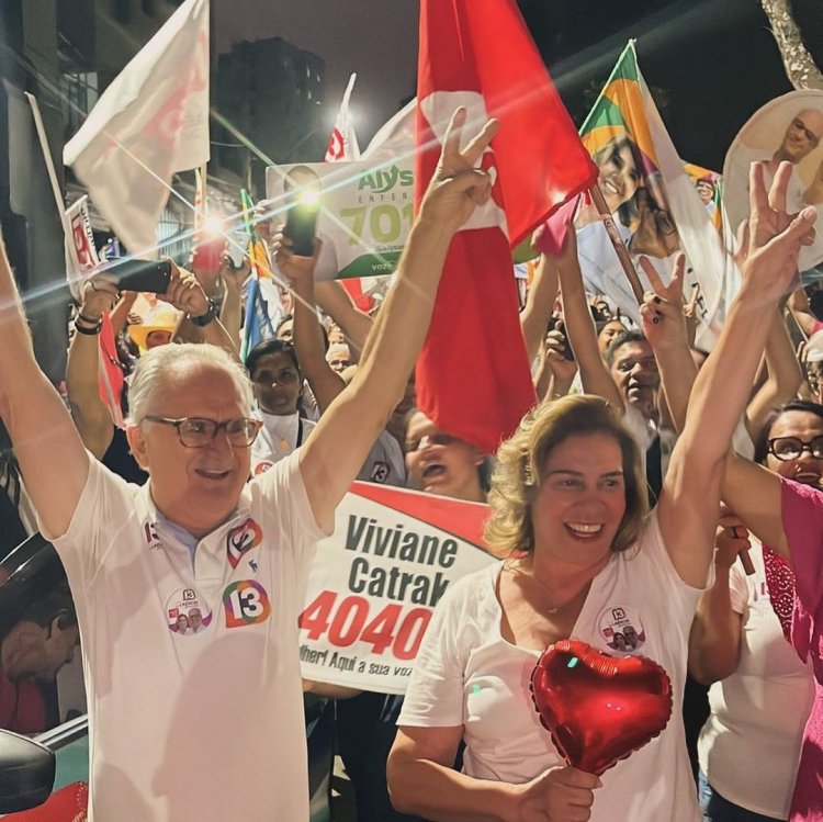 Dr. Laércio e Dorinha vencem e convencem: 61,02% dos votos
