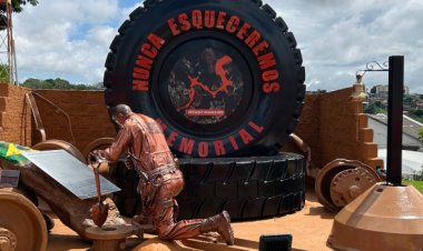 Corpo de Bombeiros de Minas Gerais inaugura memorial para as vítimas do rompimento da barragem em Brumadinho