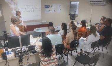 Secretaria de Saúde promove 1ª Reunião do Time de Coordenadores