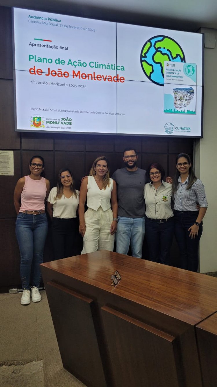 Prefeitura de João Monlevade apresenta Plano de Ação Climática em audiência pública