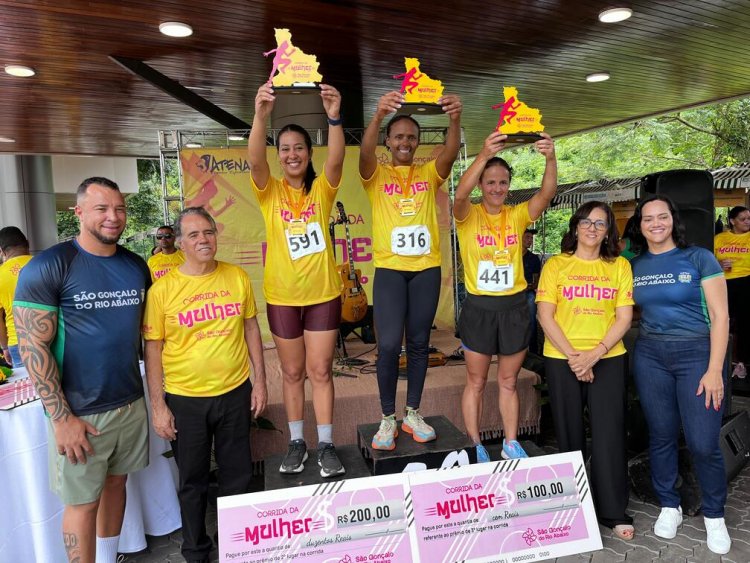 Corrida e Caminhada da Mulher reúne 650 atletas em São Gonçalo em evento esportivo e emocionante