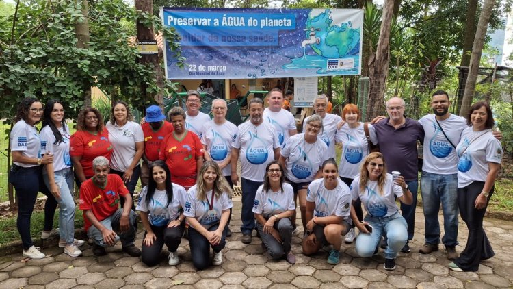 450 estudantes celebram Dia Mundial da Água com visitas à ETA e atividades no Parque do Areão