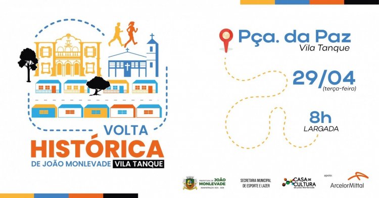 João Monlevade celebra 61 anos com 3ª edição da Corrida e Caminhada Volta Histórica