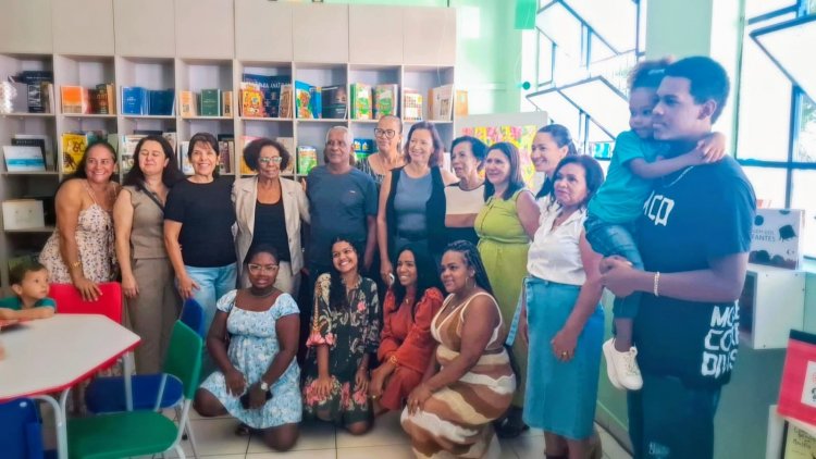 Escola Municipal Eugênia Scharlé inaugura biblioteca com homenagem a ex-diretora