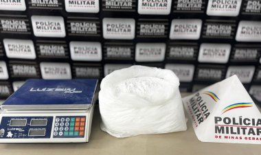 João Monlevade: PM apreende 5 kg de droga em sala comercial no bairro Carneirinhos