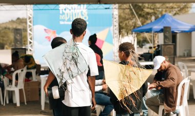 Festival de Pipas transforma céu de São Gonçalo em espetáculo de cores e criatividade
