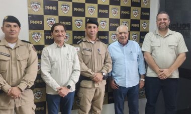 Major Rodrigo se reúne com representantes da Bemisa para discutir parcerias em segurança pública