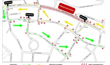 Alterações no trânsito para evento de Natal na Praça do Povo, em João Monlevade