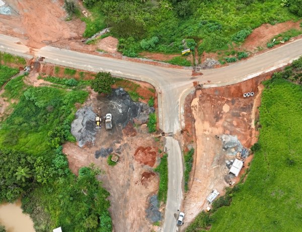 São Gonçalo do Rio Abaixo avança em obra de acesso entre Gabriel, Vale do Ouro e MG-129