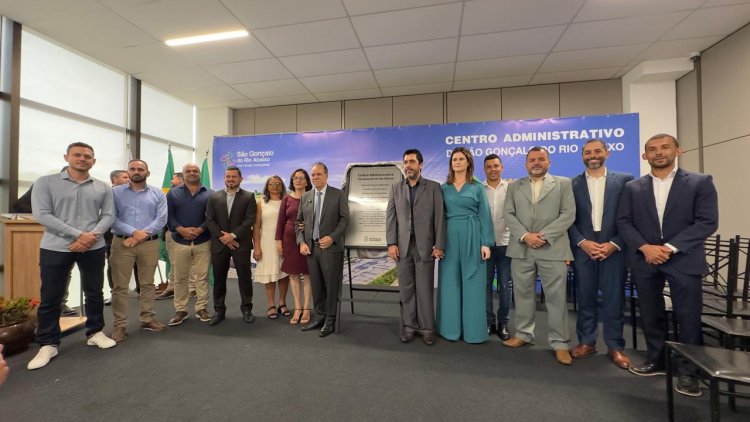 Vereadores de São Gonçalo prestigiam inauguração do novo Centro Administrativo