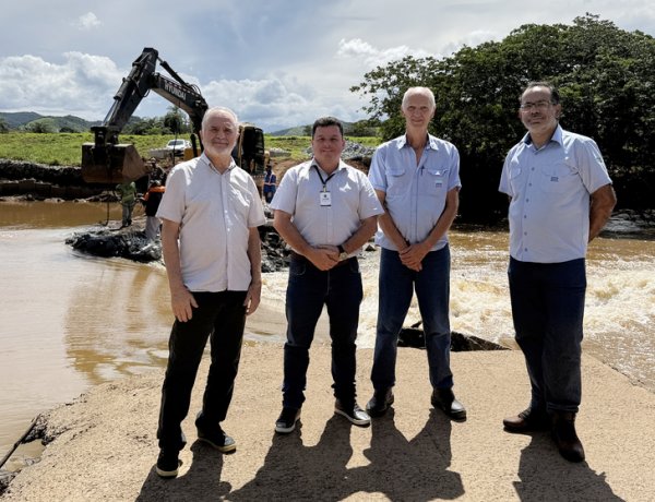 Barragem de captação passa por reforço após aumento das chuvas