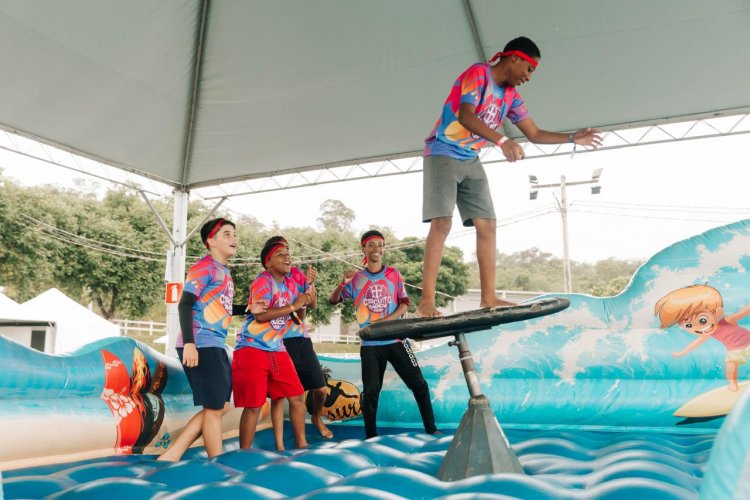 Mais de mil jovens participam da Colônia de Férias e Circuito Radical em São Gonçalo