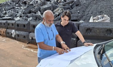 Novo Secretário vistoria Distrito Industrial de João Monlevade