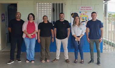 Vereadores visitam a Escola Municipal do Una e seguem acompanhando unidades de ensino