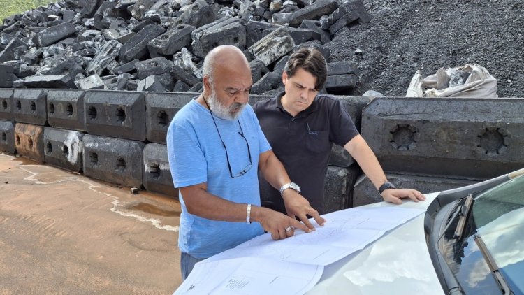 Novo Secretário vistoria Distrito Industrial de João Monlevade